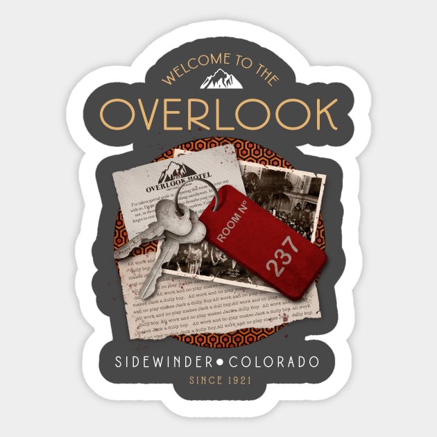 Welcome to the Overlook Hotel Sticker by saqman